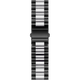 Bracelet acier noir/argenté