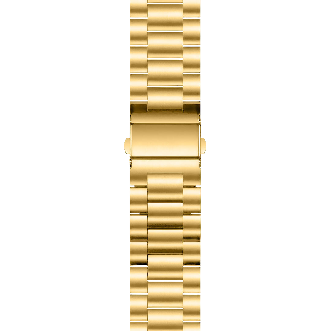 Bracelet acier doré