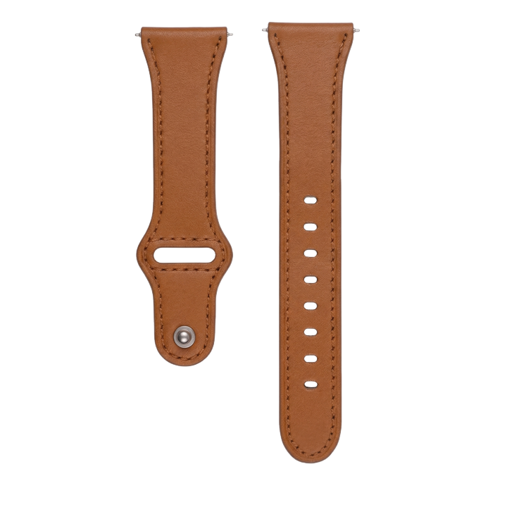 bracelet en cuir marron boucle moderne